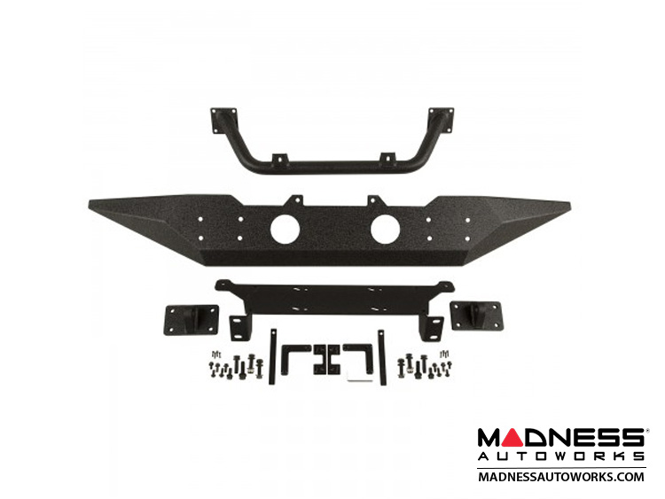 Jeep Wrangler JK Spartan Bumper & Standard Ends w/ Overrider - Front